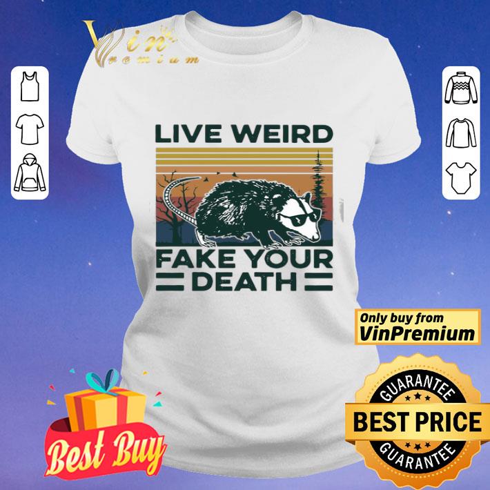 Opossum Live weird fake your death vintage shirt