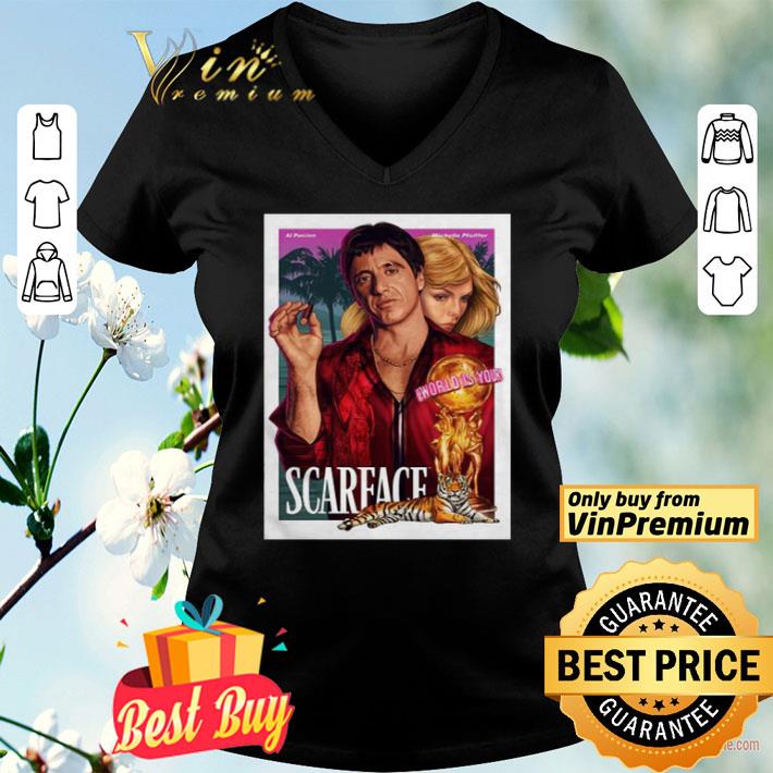 Premium Al Pacino Michelle Pfeiffer World Is Yours Scarface shirt