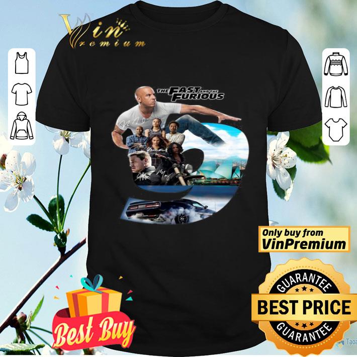 The Fast And The Furious 9 Character Signatures shirt