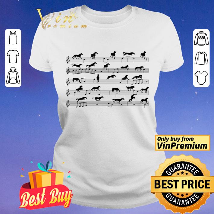 Horse Notes On Sheet Music shirt