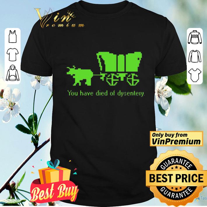 You Have Died Of Dysentery shirt