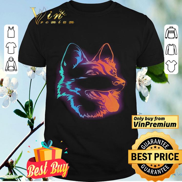 Alasca Dog Color Tongue shirt