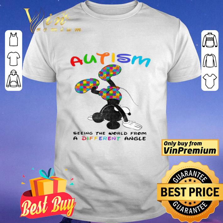 Mickey Autism seeing the world from a different angle shirt