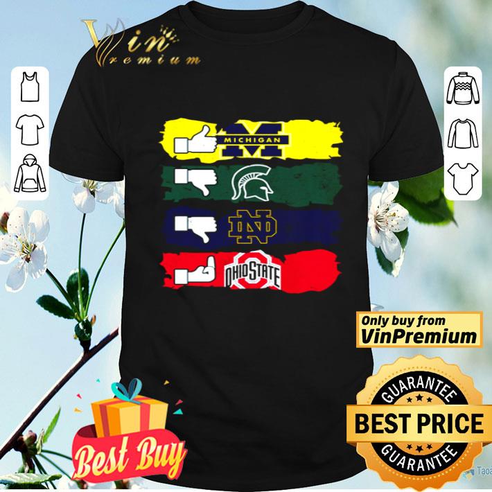 Like Michigan Wolverines Dislike Michigan State Spartans shirt