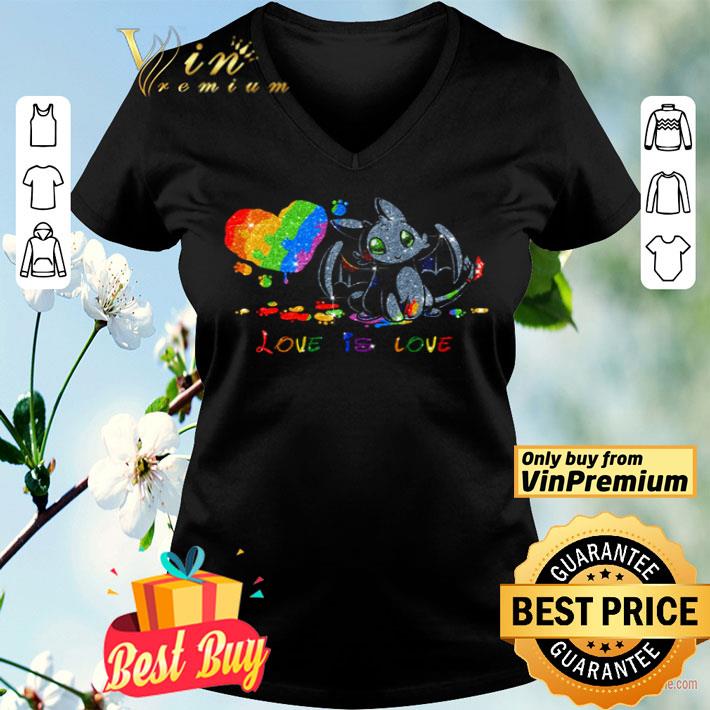 LGBT Night Fury diamonds love is love shirt