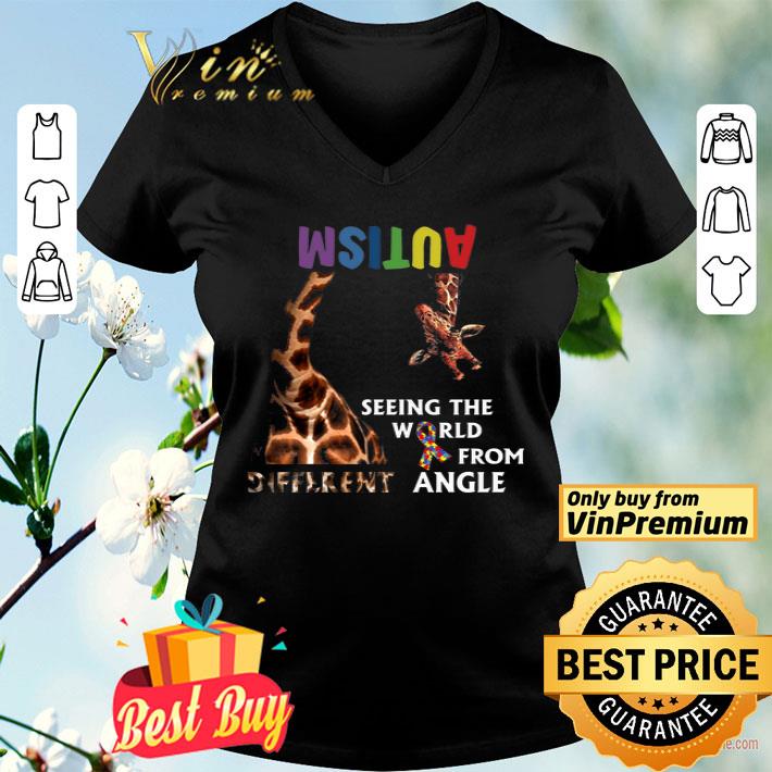 Giraffe Different Autism Seeing The World From Angle shirt