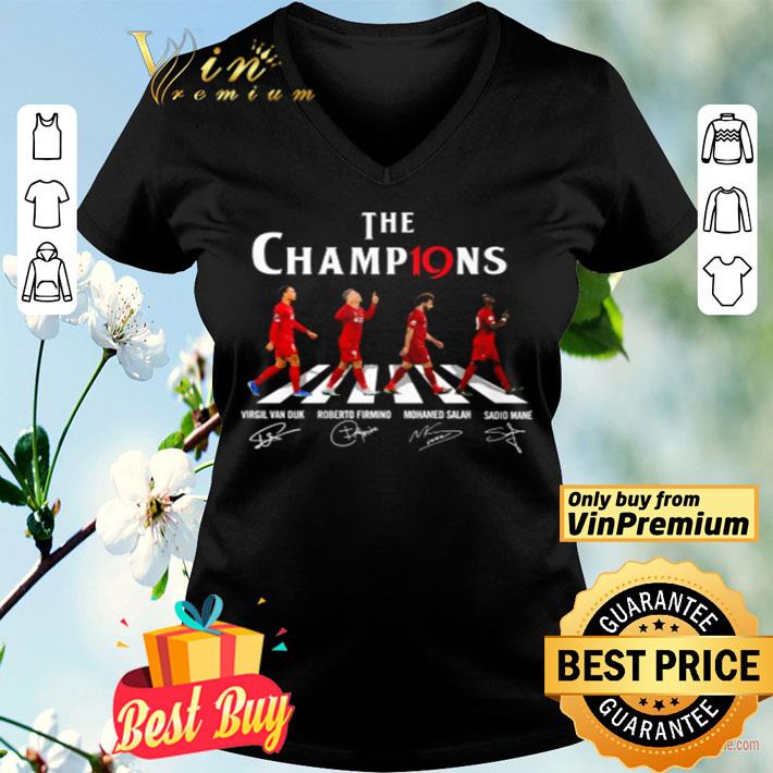 The Champ19ns road signature shirt