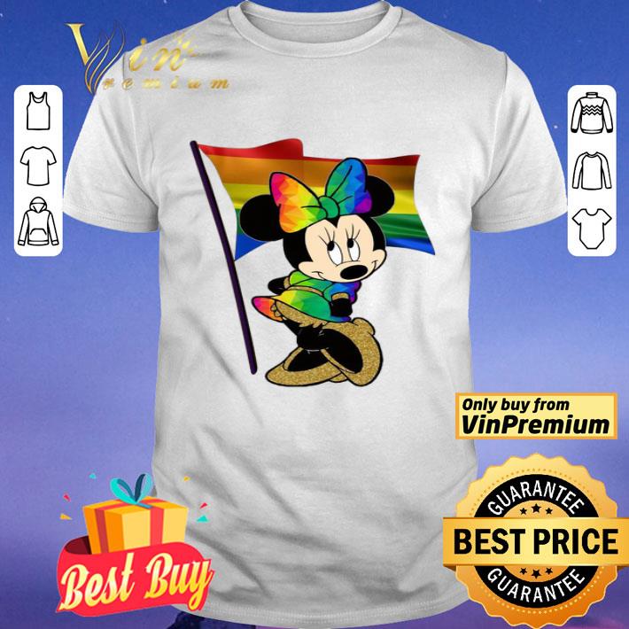 LGBT Minnie Mouse The Pride Flag shirt