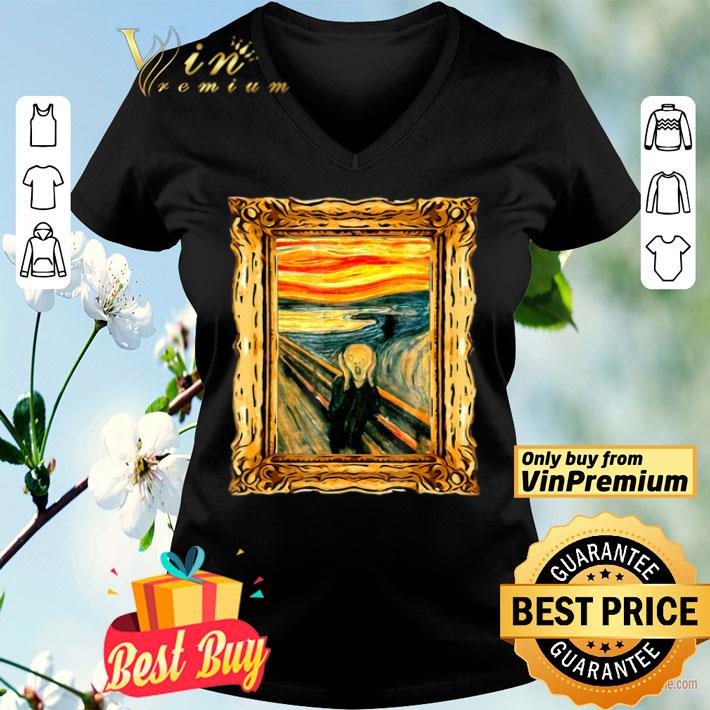 The Scream Painting Famous Art Painting Vintage Retro Style shirt
