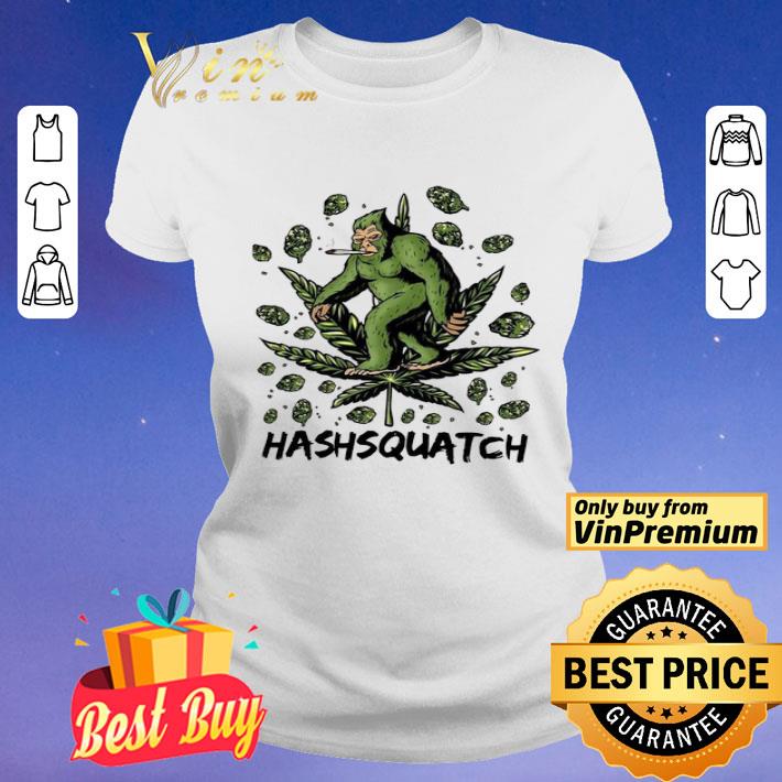 Hashsquatch Funny Bigfoot Weed shirt