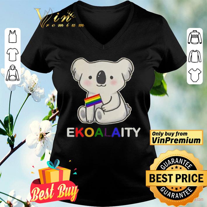 Koala LGBT pride flag Ekoalaity shirt