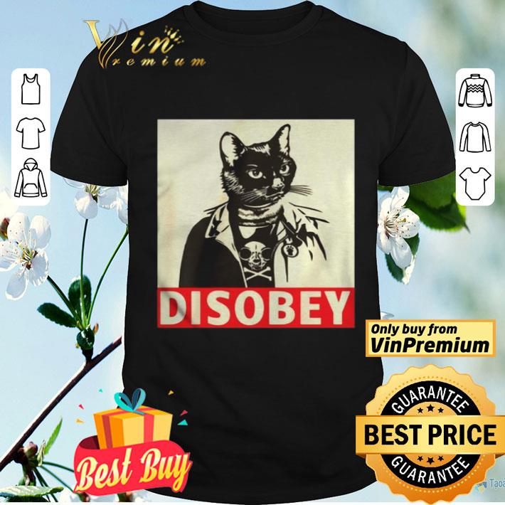 Radical Cat Disobey shirt