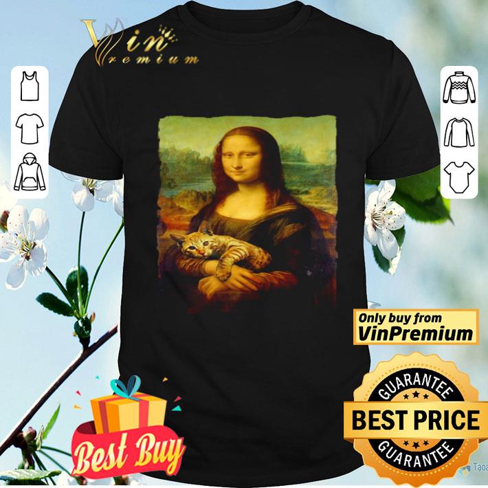 Mona Lisa with Cat shirt