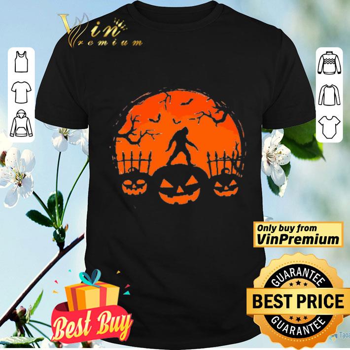Halloween Night Pumpkins Bigfoot shirt