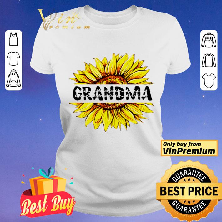 Grandma sunflower custom shirt