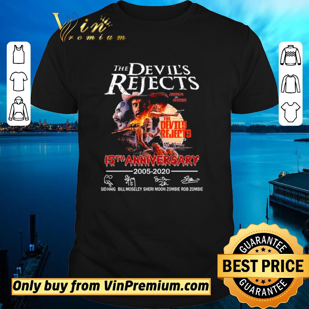 Hot The Devil’s Rejects 15th anniversary 2005 2020 signatures shirt