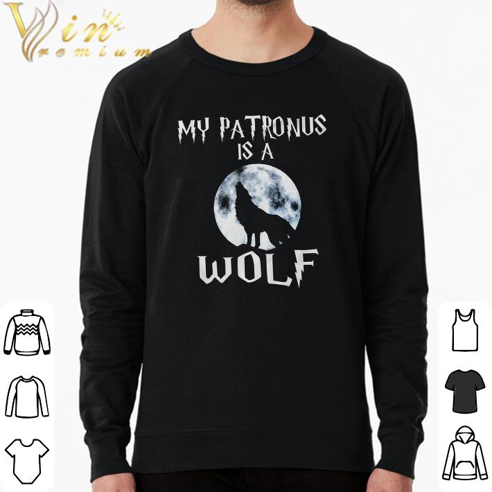 27216d42 my patronus is a wolf shirt 4 - My Patronus Is A Wolf shirt