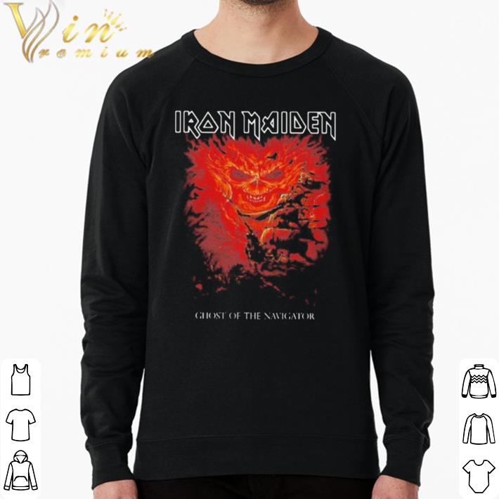 2ec8e526 premium iron maiden band skeleton ghost of the navigator shirt 4 - Premium Iron maiden band skeleton ghost of the navigator shirt