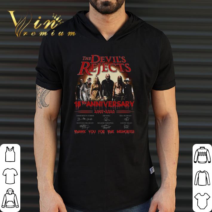 Awesome The Devil's Rejects 15th Anniversary 2005 2020 Signature Thank You shirt