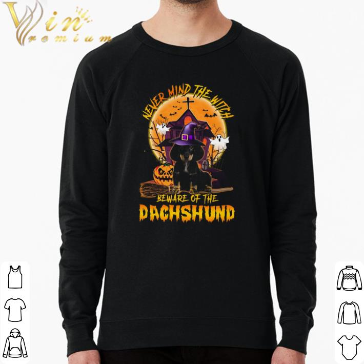 5419d6de funny never mind the witch beware of the dachshund happy halloween shirt 4 - Funny Never Mind The Witch Beware Of The Dachshund Happy Halloween shirt