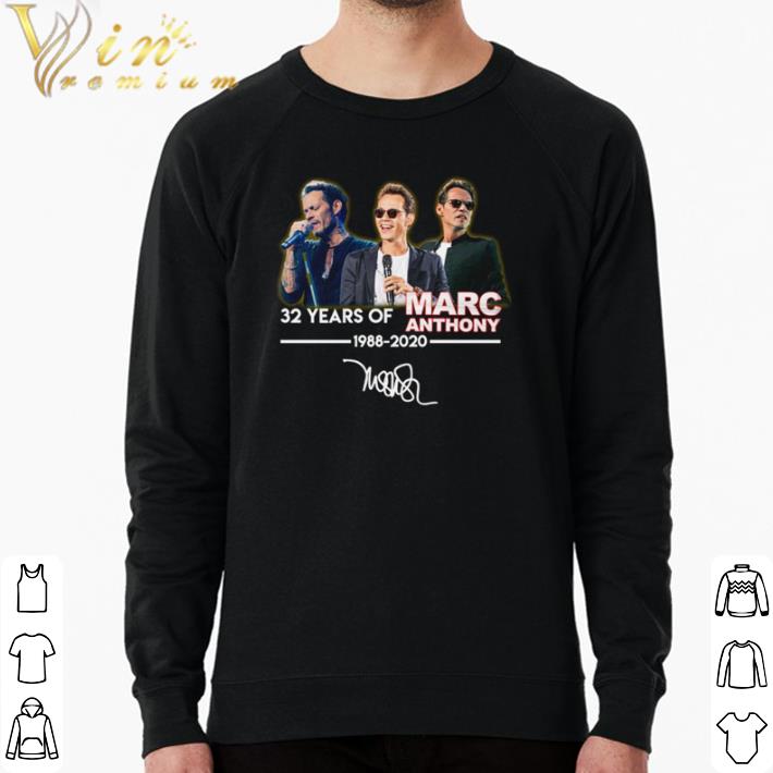 Awesome 32 years of Marc Anthony 1988 2020 signature shirt 558d4928 awesome 32 years of marc anthony 1988 2020 signature shirt 4 - Awesome 32 years of Marc Anthony 1988 2020 signature shirt