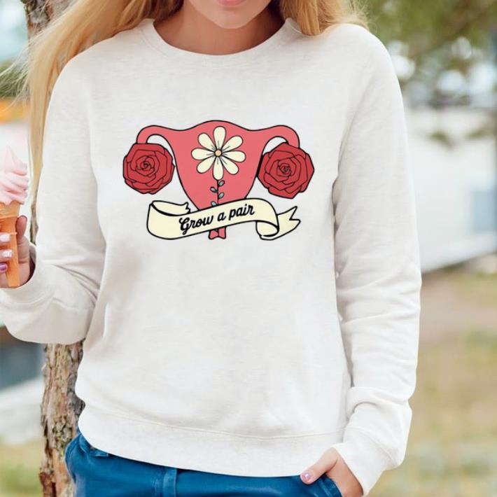 Official Grow A Pair Rose Feminist Uterus shirt 5b191ab6 official grow a pair rose feminist uterus shirt 4 - Official Grow A Pair Rose Feminist Uterus shirt