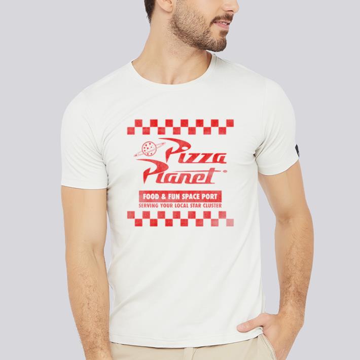 Awesome Pizza planet food and fun space port serving your local star cluster shirt