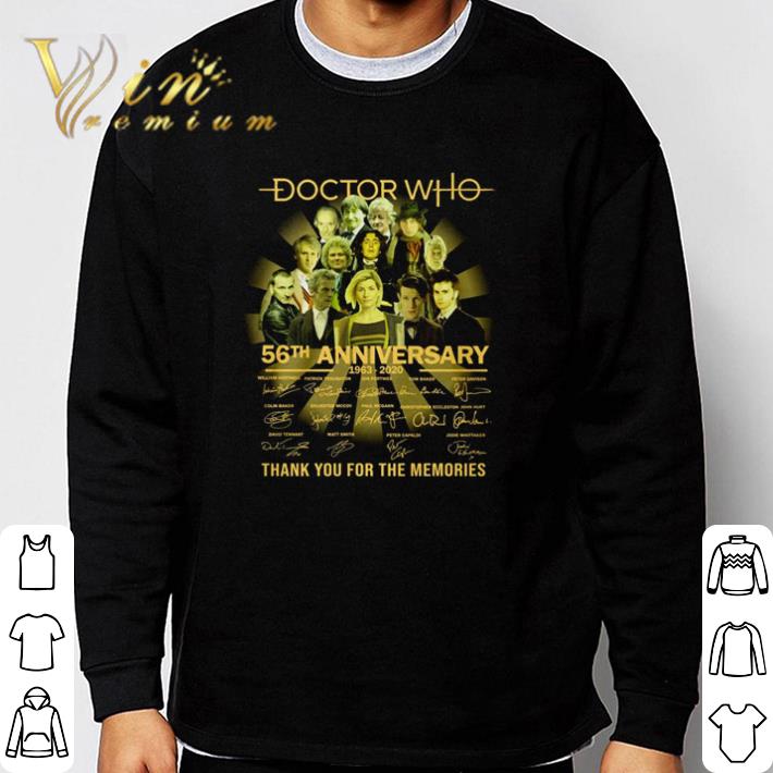66f3b017 pretty doctor who 56th anniversary thank you for the memories shirt 4 - Pretty Doctor Who 56th Anniversary thank you for the memories shirt