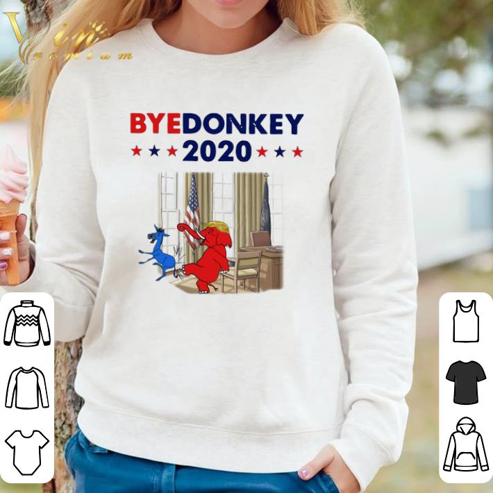 741a2650 pretty elephant trump bye donkey 2020 shirt 4 - Pretty Elephant Trump Bye Donkey 2020 shirt