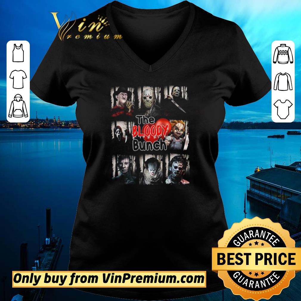 Awesome Horror Movie The Bloody Bunch Happy Halloween shirt