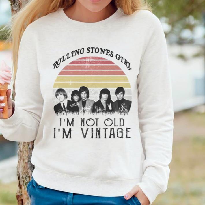 7ea0bb1f funny rolling stones girl i m not old i m vintage retro signatures shirt 4 - Funny Rolling stones girl i’m not old i’m vintage retro signatures shirt