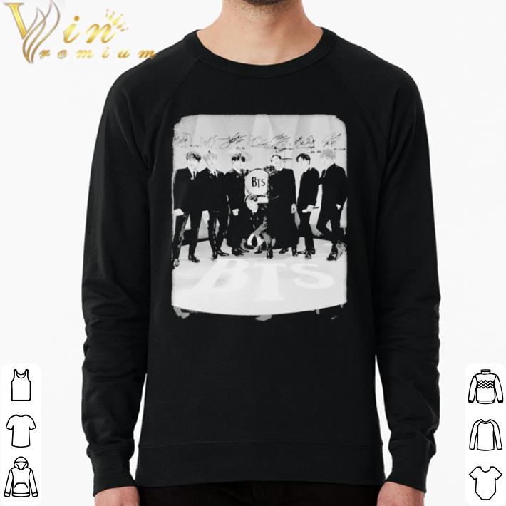 856e30fd hot bts band members signatures shirt 4 - Hot Bts band members signatures shirt