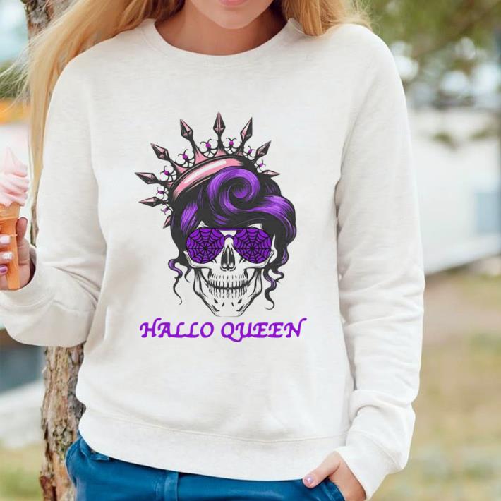 91481dc2 nice sugar skull hallo queen shirt 4 - Nice Sugar Skull Hallo Queen shirt