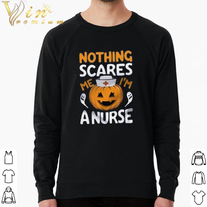 93f965b5 premium nothing scares me i m a nurse pumpkin happy halloween shirt 4 - Premium Nothing Scares Me I'm A Nurse Pumpkin Happy Halloween shirt