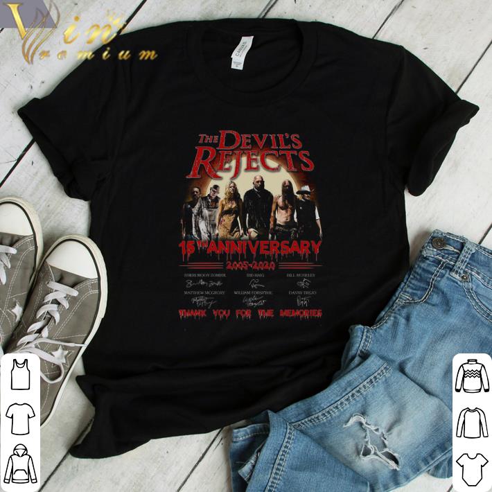 Awesome The Devil's Rejects 15th Anniversary 2005 2020 Signature Thank You shirt