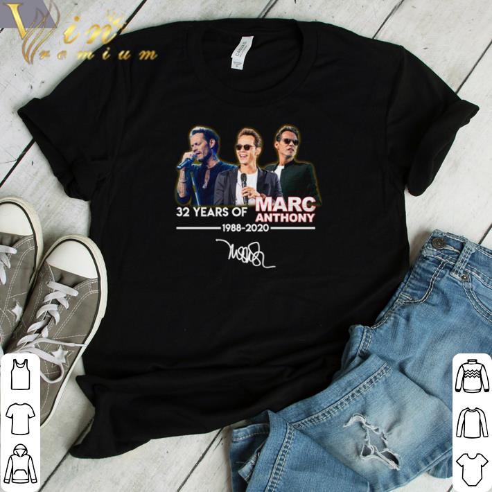 Awesome 32 years of Marc Anthony 1988 2020 signature shirt