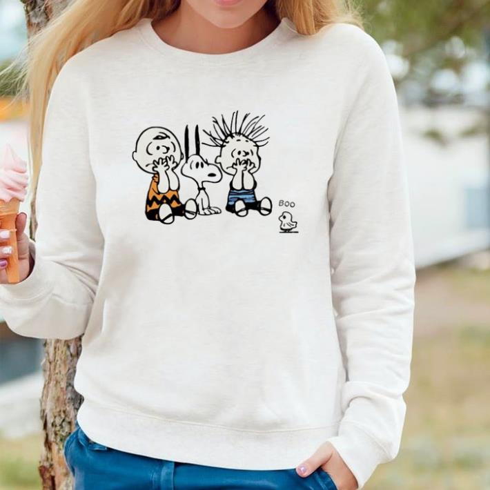 Premium Peanuts characters scare ghost boo shirt a851cc52 premium peanuts characters scare ghost boo shirt 4 - Premium Peanuts characters scare ghost boo shirt