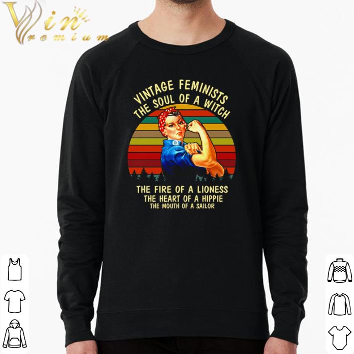 c2512922 funny vintage feminists the soul of a witch the fire of a lioness shirt 4 - Funny Vintage feminists the soul of a witch the fire of a lioness shirt