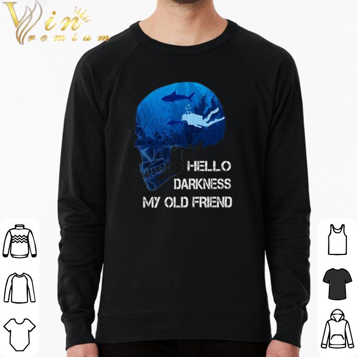 Skull Hello Darkness My Old Friend shirt c760b9b0 skull hello darkness my old friend shirt 4 - Skull Hello Darkness My Old Friend shirt