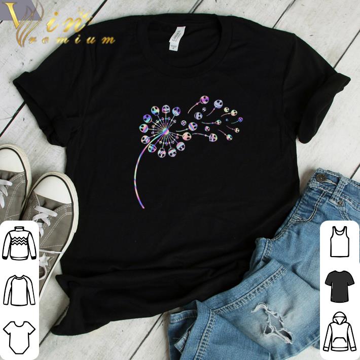 Hot Dandelion face Jack Skellington shirt