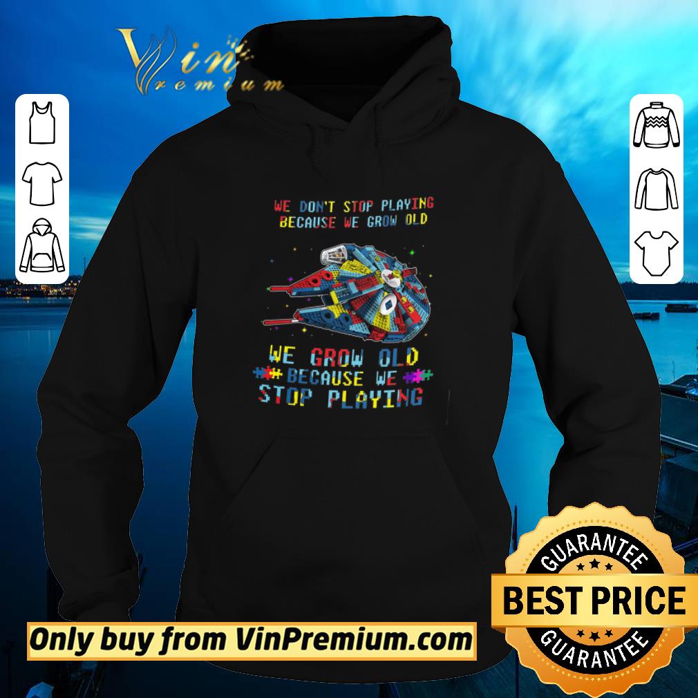 Awesome Lego Autism We Don't Stop Playing Because We Grow Old We Grow Old shirt f9bc8419 awesome lego autism we don t stop playing because we grow old we grow old shirt 4 - Awesome Lego Autism We Don't Stop Playing Because We Grow Old We Grow Old shirt