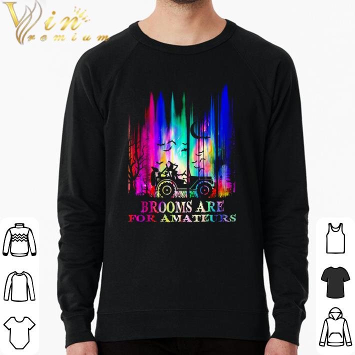 fa992528 awesome witch jeep brooms are for amateurs shirt 4 - Awesome Witch Jeep brooms are for amateurs shirt
