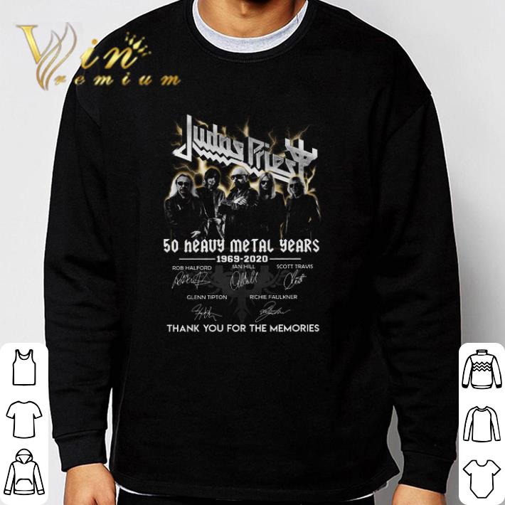 Hot Judas Priest 50 Heavy Metal Years 1969 2020 Signature Thank You For The Memories shirt fca88dd6 hot judas priest 50 heavy metal years 1969 2020 signature thank you for the memories shirt 4 - Hot Judas Priest 50 Heavy Metal Years 1969 2020 Signature Thank You For The Memories shirt