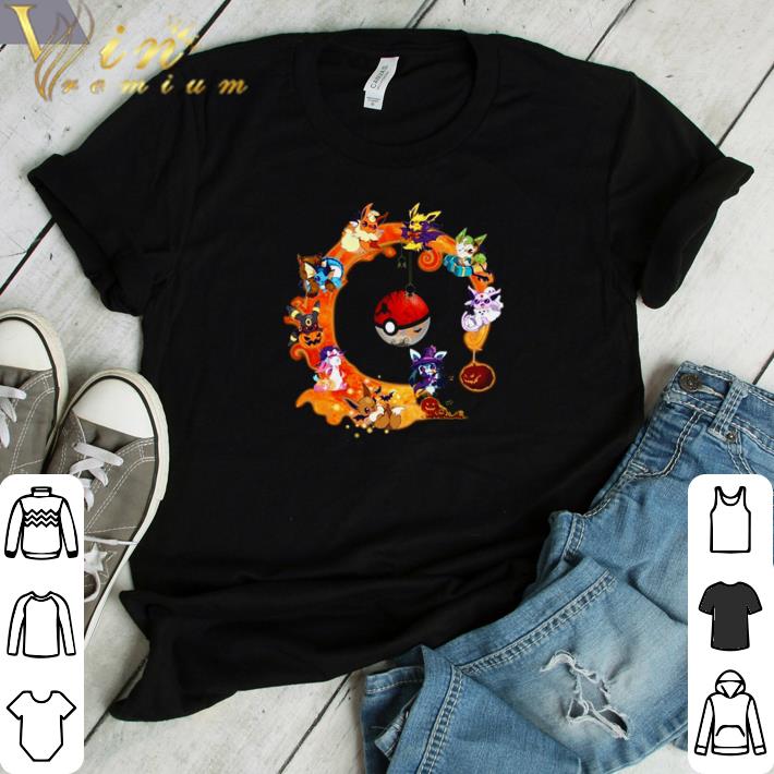 Funny All Evolutions of Eevee Pokemon Halloween shirt