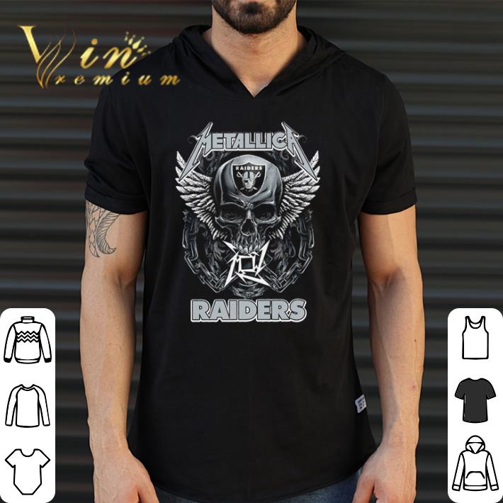 Awesome Skull Metallica Oakland Raiders shirt