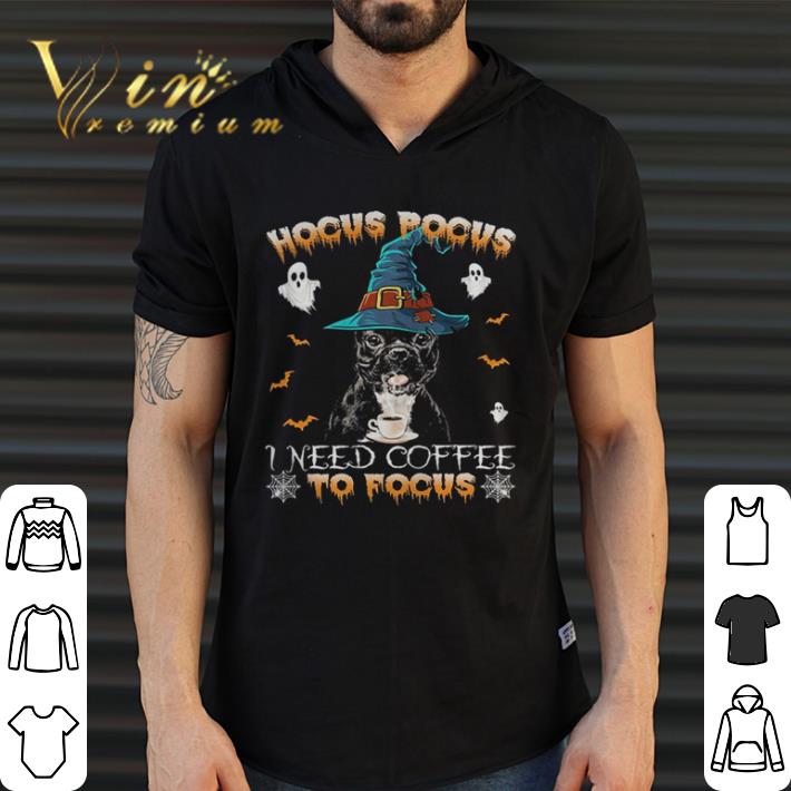 Hot Dog hocus pocus i need coffee to focus halloween shirt
