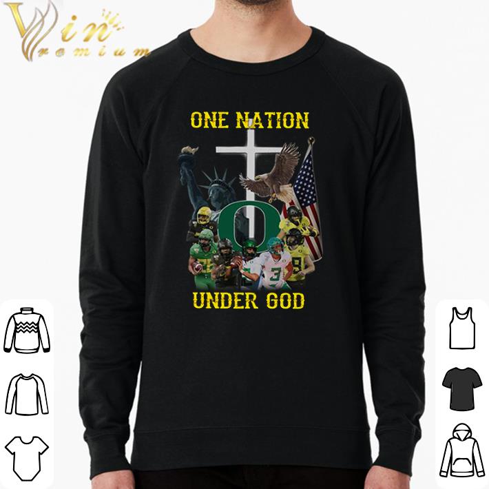 1779b79f awesome oregon ducks one nation under god american flag shirt 4 - Awesome Oregon Ducks one nation under God American flag shirt