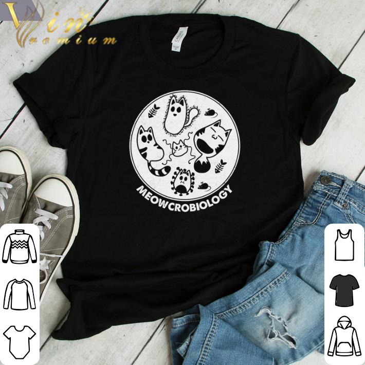 Awesome Meowcrobiology Microbiology Cat shirt
