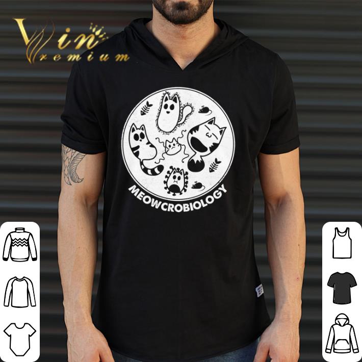 Awesome Meowcrobiology Microbiology Cat shirt
