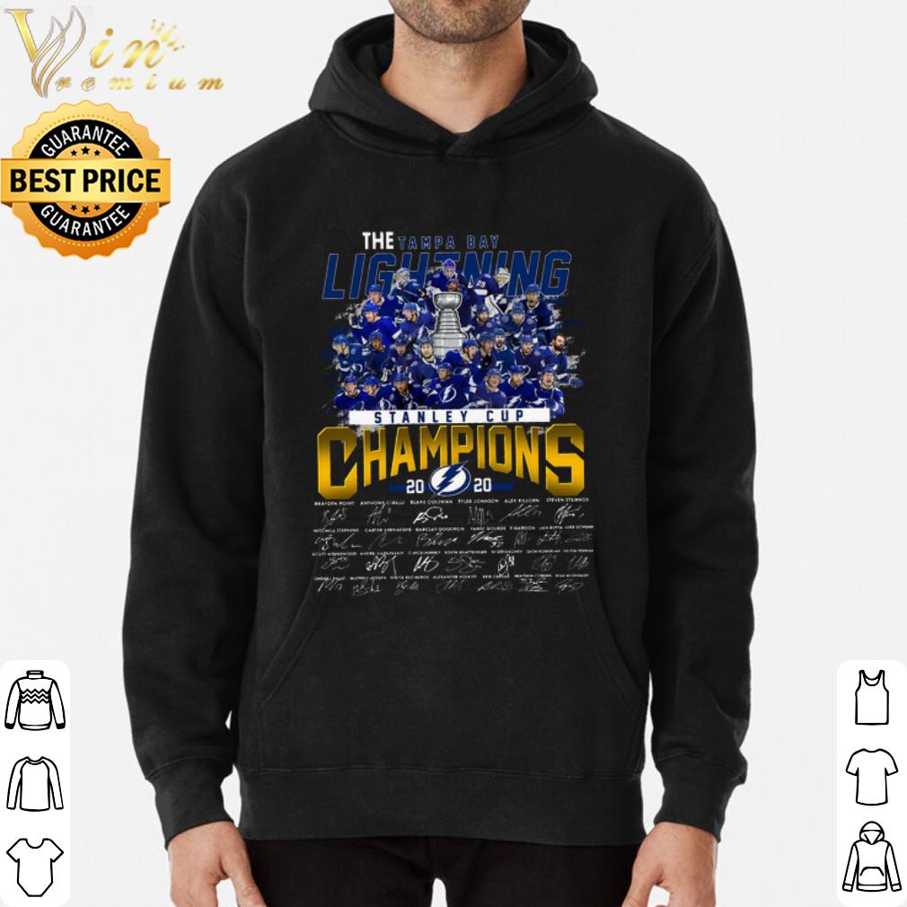 36a42d8e signature the tampa bay lightning stanley cup champions 2020 shirt 4 - Signature The tampa bay lightning stanley cup champions 2020 shirt